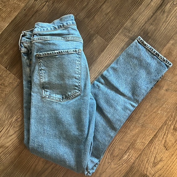 Agolde Toni Mid Rise size 29 Organic Cotton Denim Jeans - Picture 7 of 9